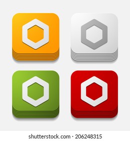 square button: polygon