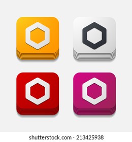 square button: polygon