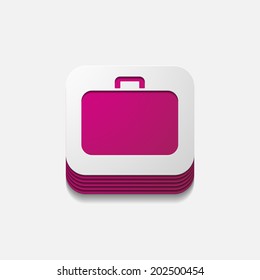 square button: portfolio