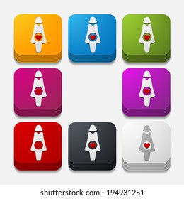 square button: pregnant