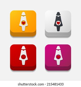 square button: pregnant