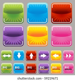 Square Button Set