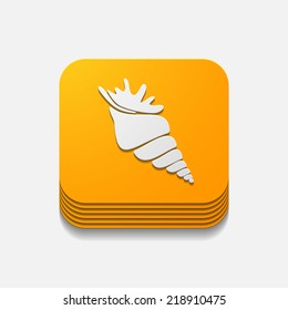 square button: shell