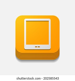 square button: smartphone