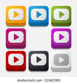 square button: start