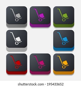 square button: trolley