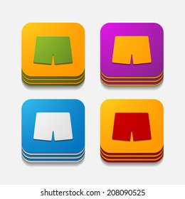 square button: trunks