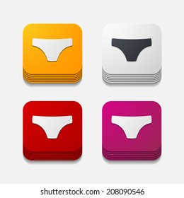 square button: trunks