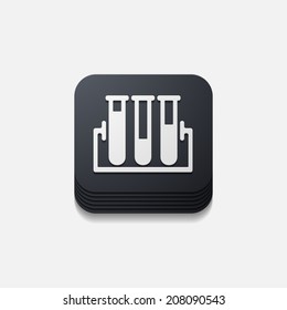 square button: tube
