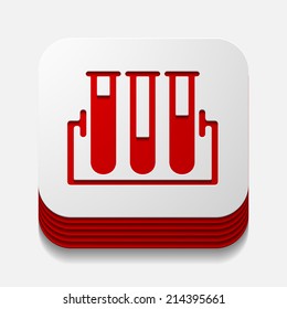 square button: tube