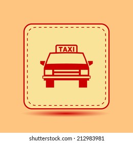 Square button. Vector icon Flat icons.