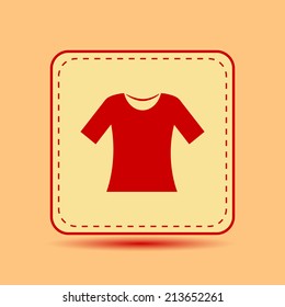 Square button. Vector icon Flat icons.