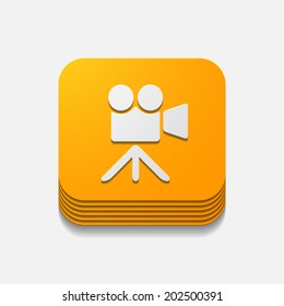 square button: video