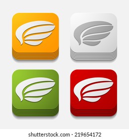 square button: wing