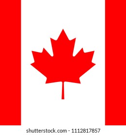 square canada flag