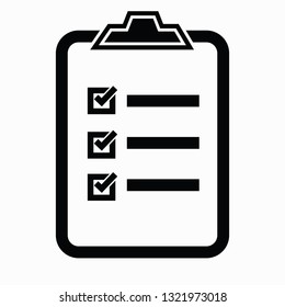 Square checklist icon - select all items. Vector icon.
