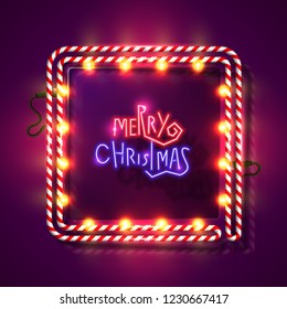 Square Christmas banner