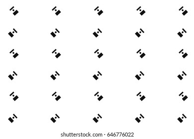 square circle black and white modern vector clean simple editable pattern