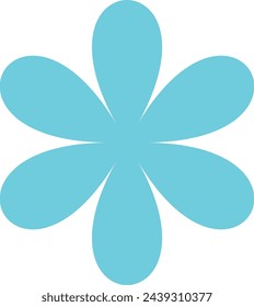 square circle clover illustration logo