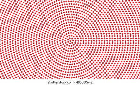 square in circle design vector background