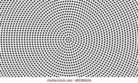 square in circle design vector background