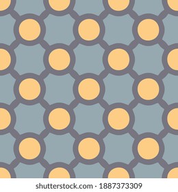Square, circle motif cute baby pattern traditional geometric ornament. Minimalist background simple geo all over print block for kids fashion textile, towel, shirt fabric, interior wallpaper. Svg file svg