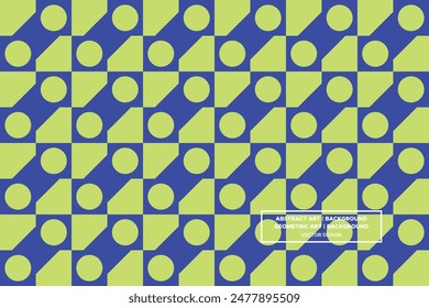 Patrón geométrico | Fondo geométrico | Fondo Abstractas | Círculos - Verde - Uso en diseño de Sitio web, embalaje, arte de la pared, Fondo de pantalla, cartel, Anuncio, Perfil, folleto, ropa, textiles 