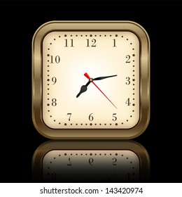 Square Clock Icon