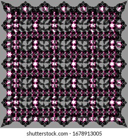 The square cloth design is a plan or specification for the construction of an object or system or for the implementation of designs.These are square designs being used for cloths, ceramics etc