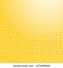 Square color maze pattern. Simple flat vector illustration. For the design of paper wallpapers, fabrics, wrapping paper, covers, web sites