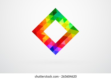 Square Color Palette Guide Spectrum Vector