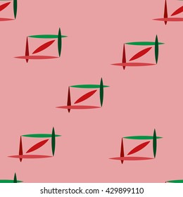 Square color seamless pattern. Fashion graphic background design. Modern stylish abstract texture. Colorful template for prints, textiles, wrapping, wallpaper, website etc. VECTOR illustration