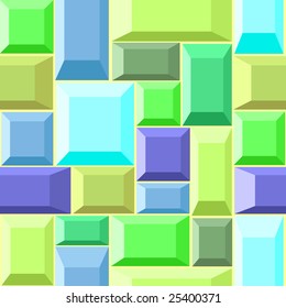 Square color stones seamless. Vector illustration