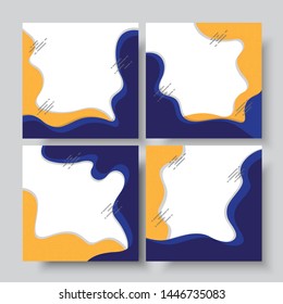 square colorful background with copyspace