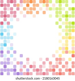 Square colorful background. Vector illustration for your graphic design.