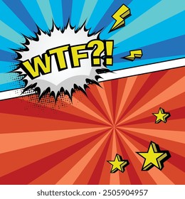 Quadratische Comic Retro-Pop-Art-Stil Vorlage Hintergrundgrafik