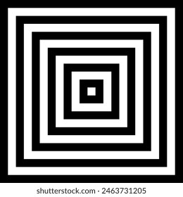 Square Concentric pattern design, EPS in separate layers to easily recolor and includes pattern swatch tile that will seamlessly fill any shape. 