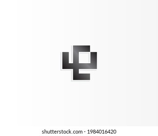 square concept logo brand icon design