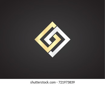 Square, construction, real estate logo