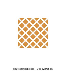 Square cookies. Colored vector illustration on a white background.