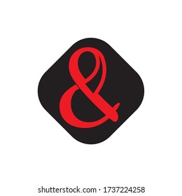 Cuadrado con vector de diseño de logotipo de letra CP