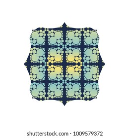 square with creative graphic seamless background decoration