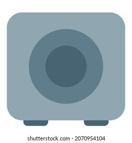 Square cube design speaker for computer and other accessories