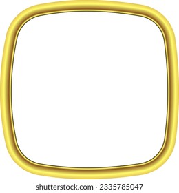 Cushion cuadrado Forma de imagen Oro marco de imagen marco de oro de lujo borde de oro Marco de adorno del vector de oro plantilla de elemento de fondo aislado marco de imagen marcos de boda aniversario año nuevo Cristo