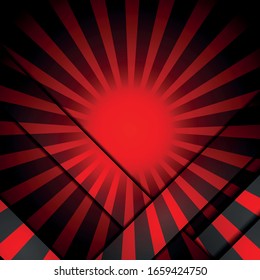 The square dark Background and geometric pattern