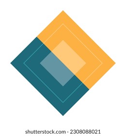 Square design background vector illustration.