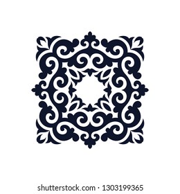 Square Design Element In Tatar Style