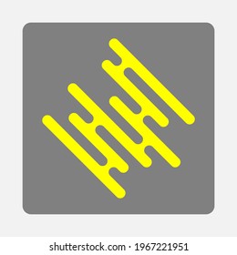 Square design with gray-yellow shades as background and for graphic design