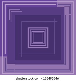Square design for hijab and other clothes
