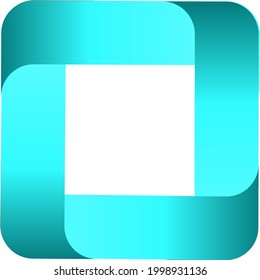 square design logo suitable for product brand